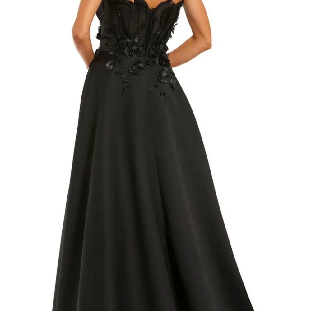 Mac Duggal Strapless Black Gown - Picture 3 of 3